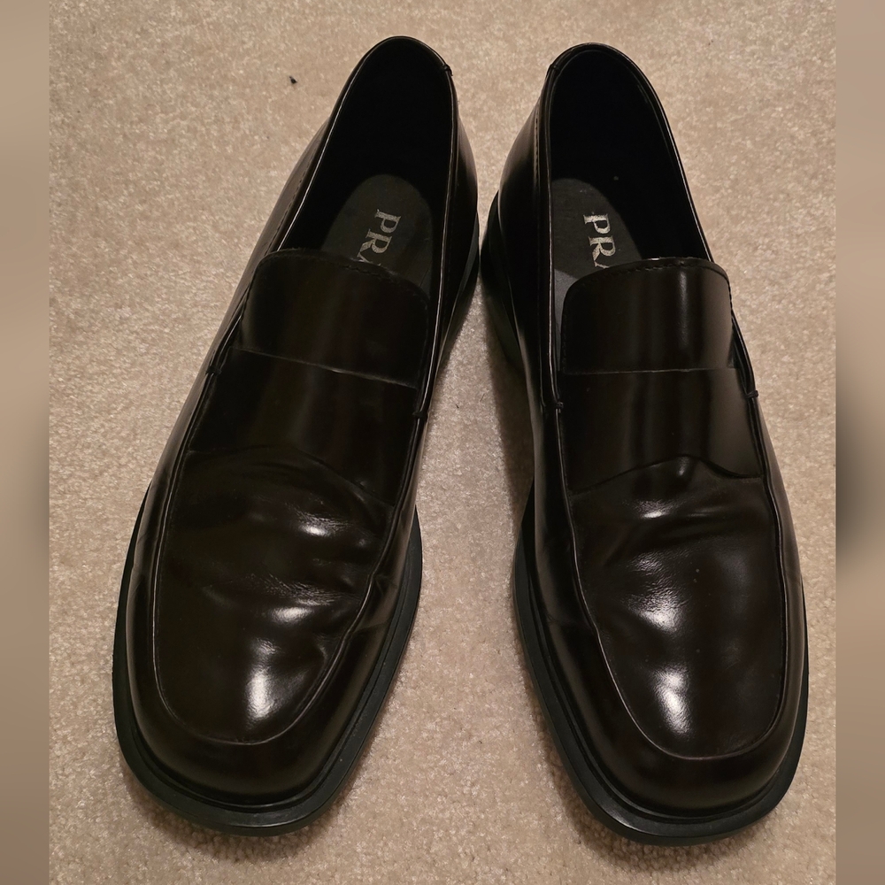 Prada Men's dark brown Loafers